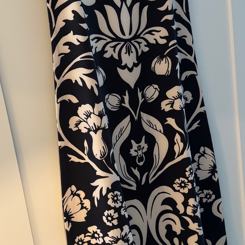 MME.Mink FLEUR Garden Dress Maxi Gown Black white Noir Size Small S - Picture 5 of 6